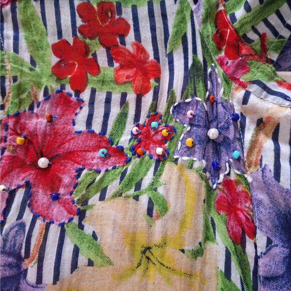 Artisan KiKiSol Multi Color Tunic Size XXL - Picture 12 of 12